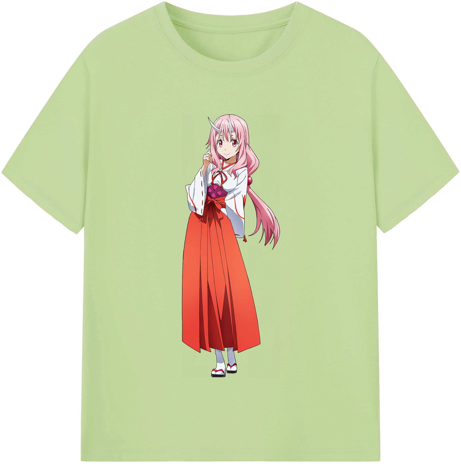 （画像用） 転スラ Regarding Reincarnated to Slime 綿100％半袖Tシャツ（フロントプリント）